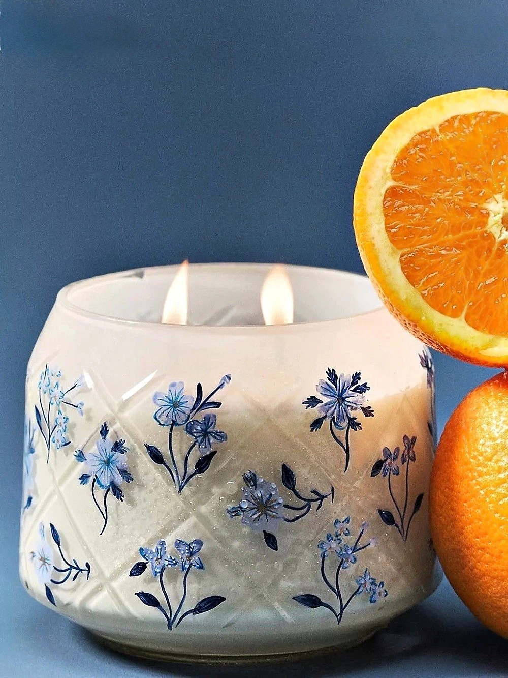 Anthropologie NWT The Gather Large 2 Wick Candle Neroli & Vanilla Musk